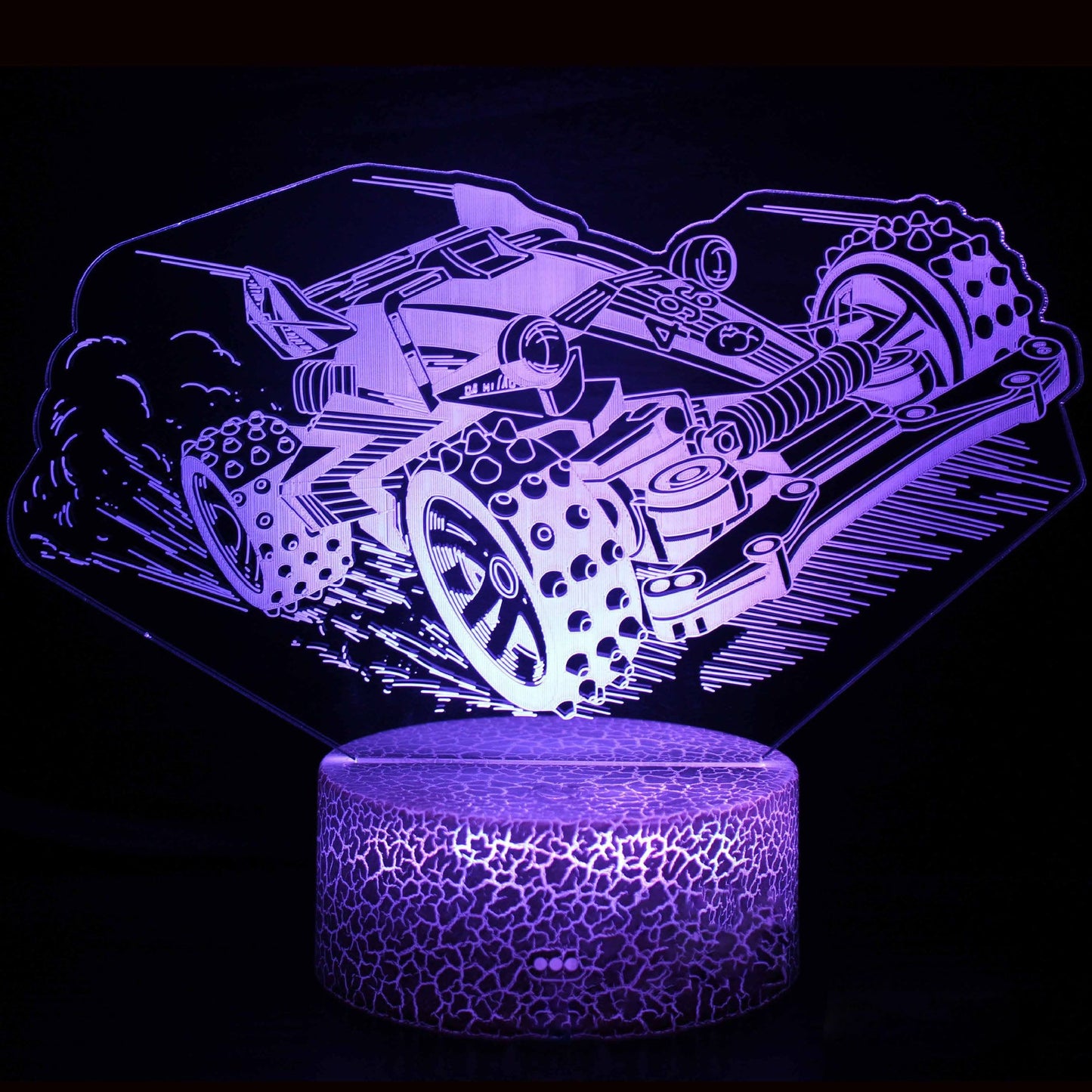 Cool 3D LED Night Lamp USB Desk Light