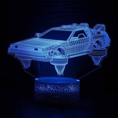 Cool 3D LED Night Lamp USB Desk Light