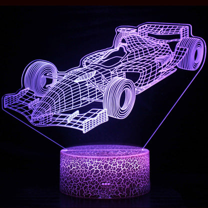 Cool 3D LED Night Lamp USB Desk Light