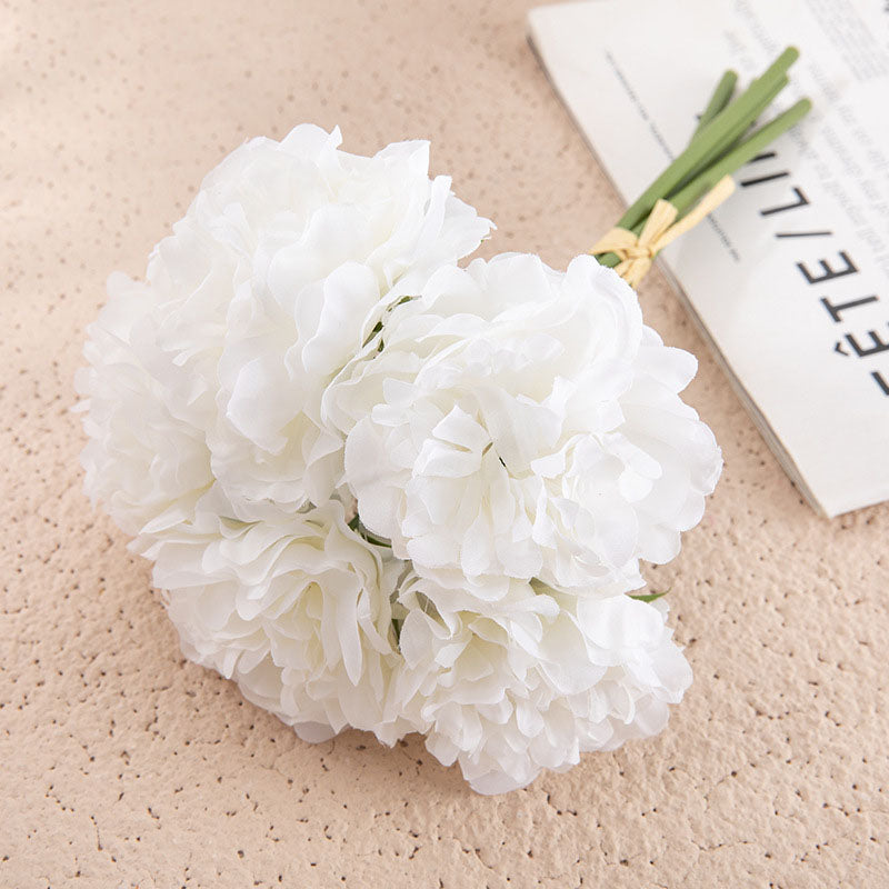 Beautiful Silk Peony Flower Centerpiece Decoration