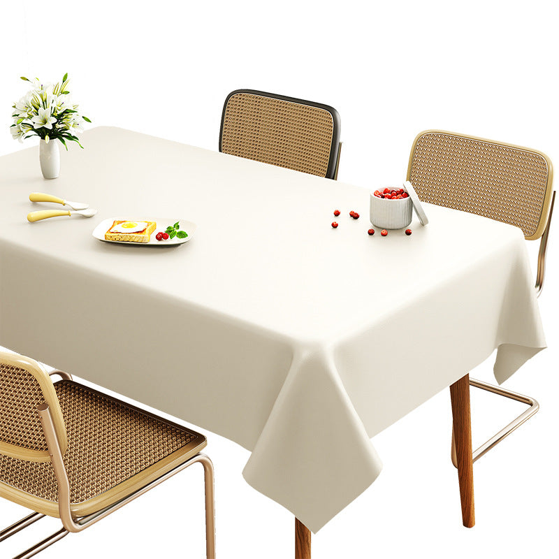 Premium Leather Rectangular Table Mat Waterproof Protector