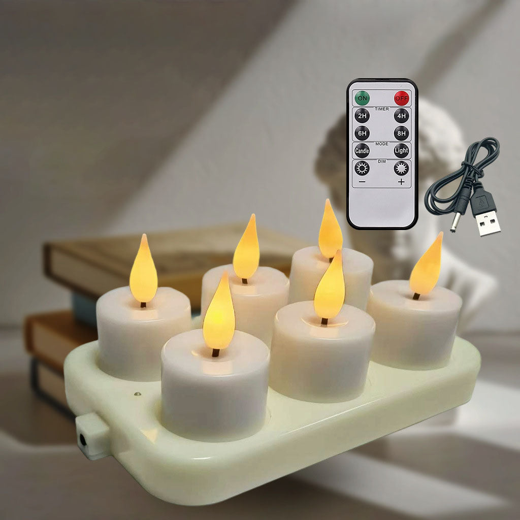 Small LED Flicker Flame Table Lamp