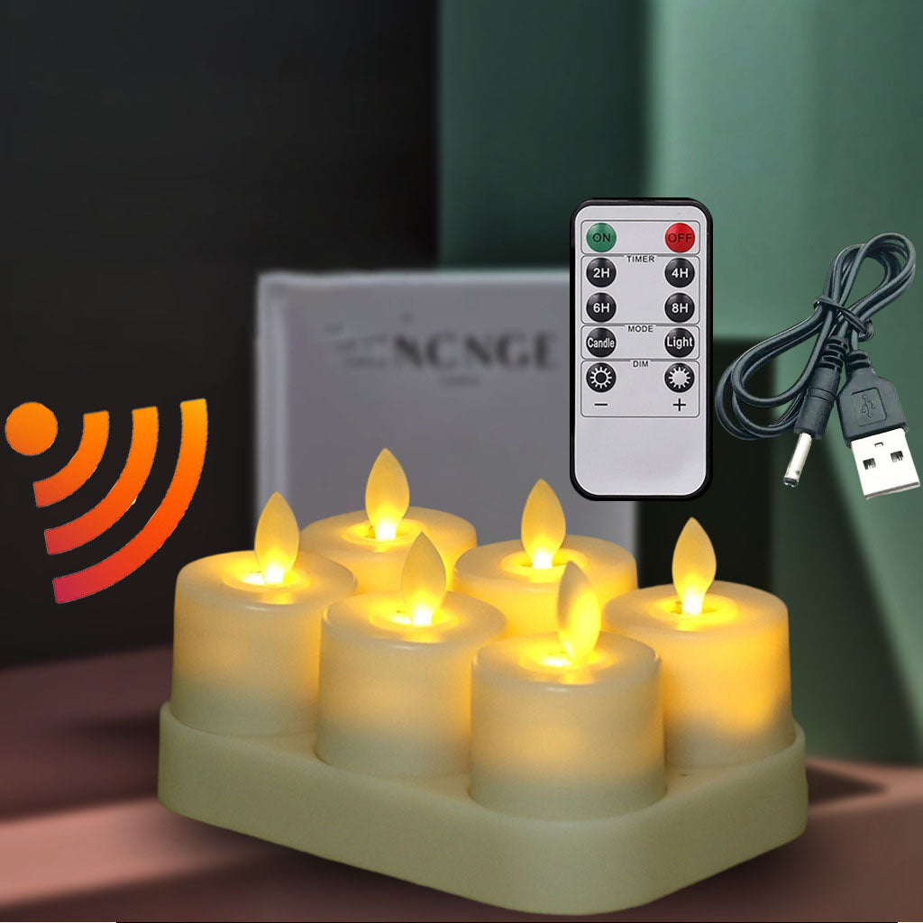 Small LED Flicker Flame Table Lamp