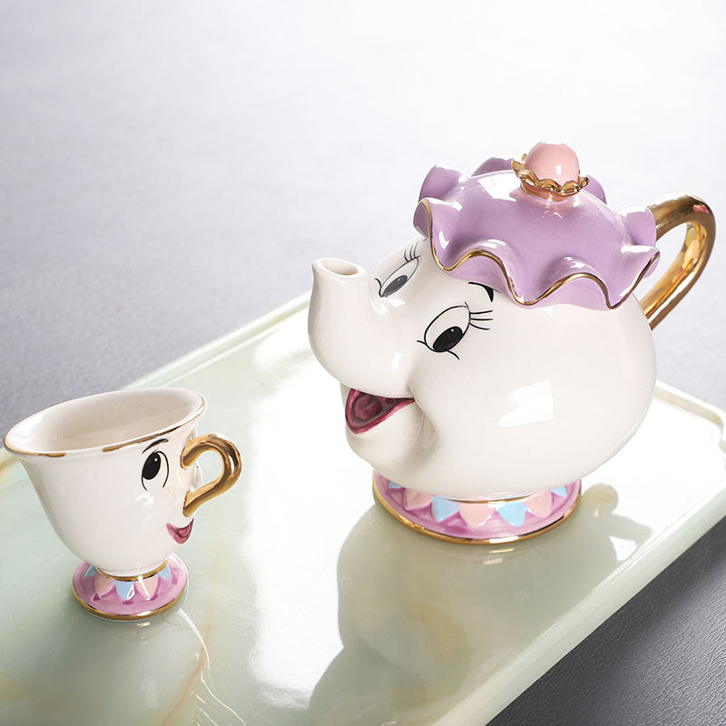 Luxurious Gold Ceramic Tea Pot Set - Luxicro
