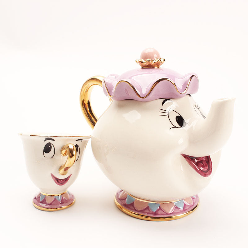 Enchanted Rose Gold Teapot Set
