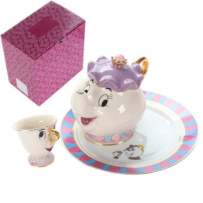 Enchanted Rose Gold Teapot Set