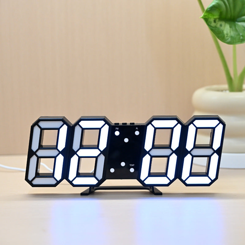 Modern LED Wall Clock Home Decor Display