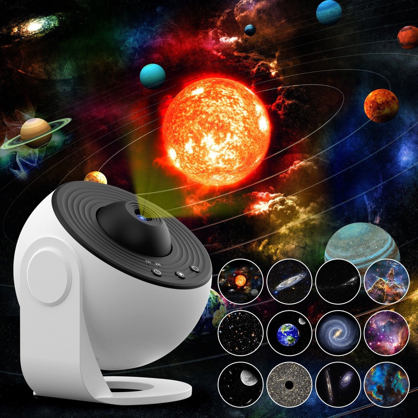 Colorful Star Night Light Projector Lamp - Luxicro