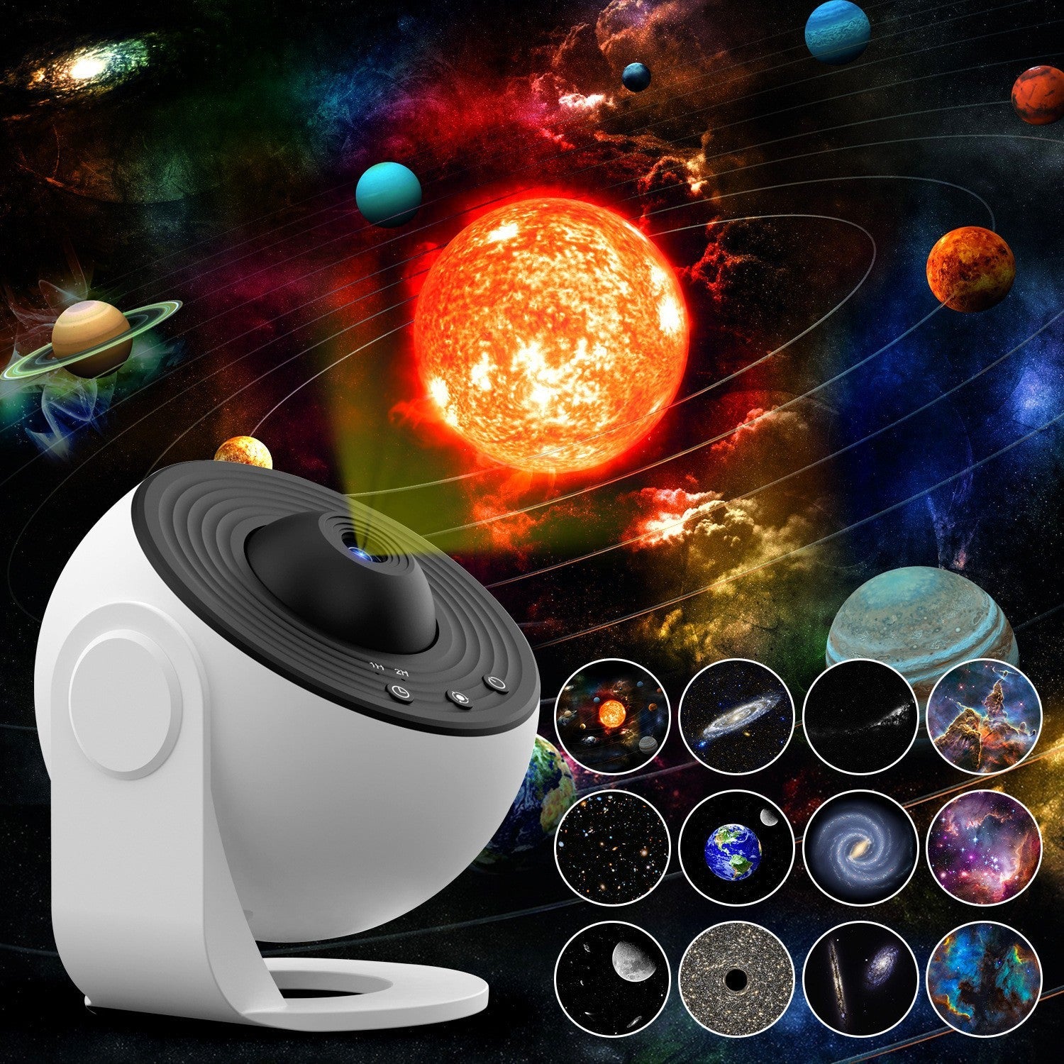 Colorful Star Night Light Projector Lamp - Luxicro