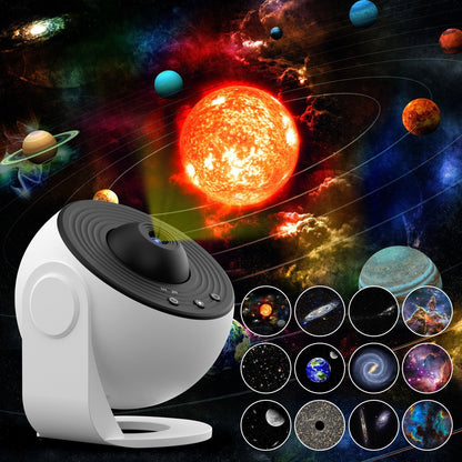 Colorful Star Night Light Projector Lamp - Luxicro