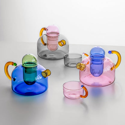 Premium Heat Resistant Glass Electric Whistling Kettle - Luxicro