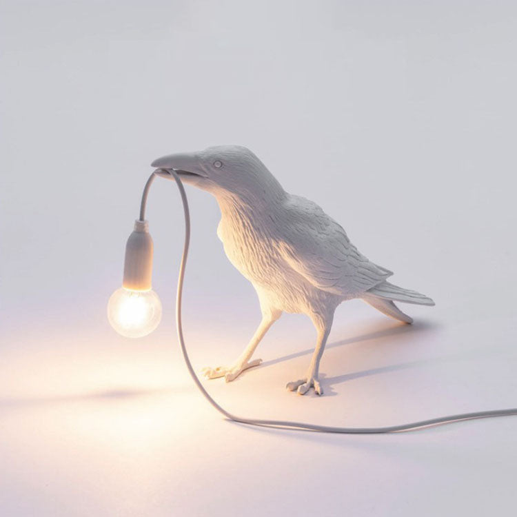 Unique Bird Shaped Table Lamp Decorative Bedside Light