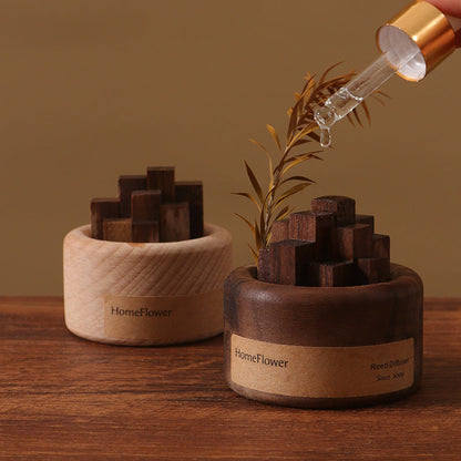 Aromatic Wooden Oil Diffuser for Home Use - Luxicro