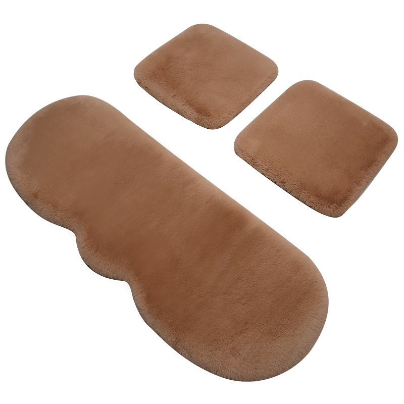 Cozy Plush Bunny Car Seat Cover for Kids