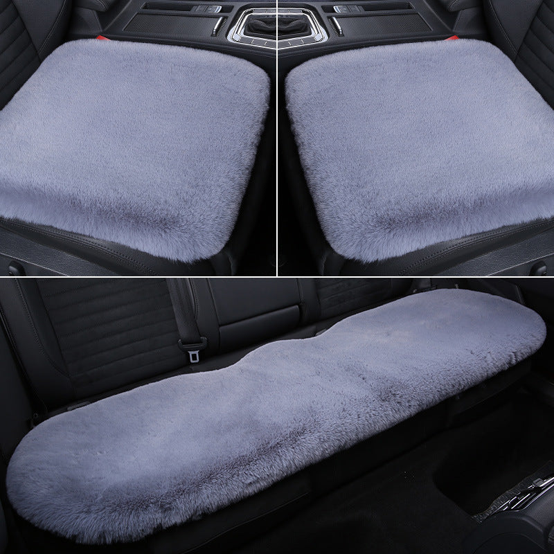 Cozy Plush Bunny Car Seat Cover for Kids