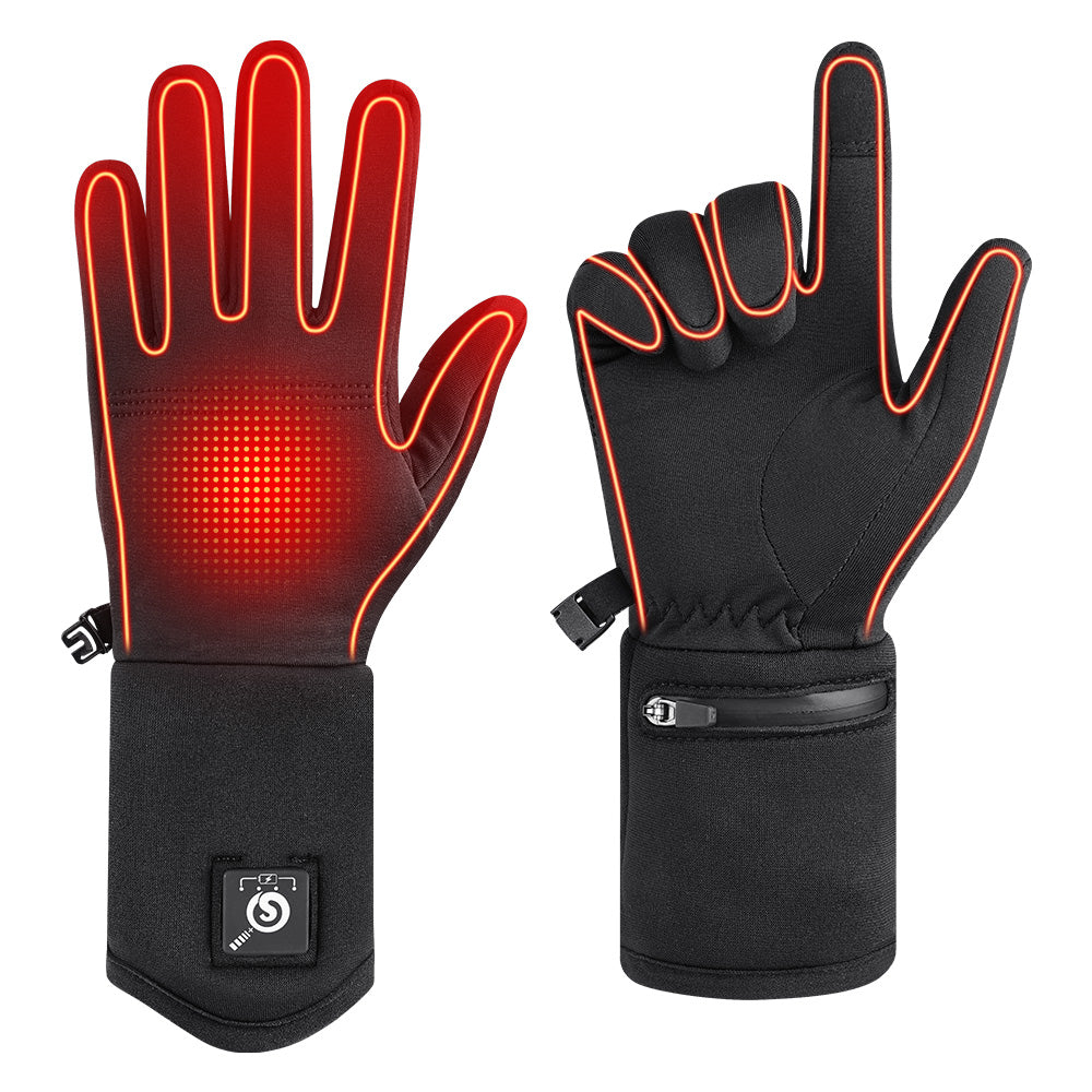 Warm Touch Heated Ski Gloves for Men Women