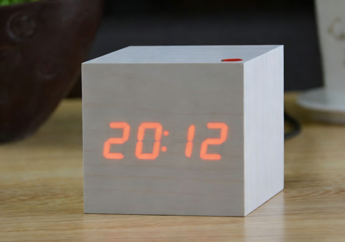 Digital Square Clock Thermometer