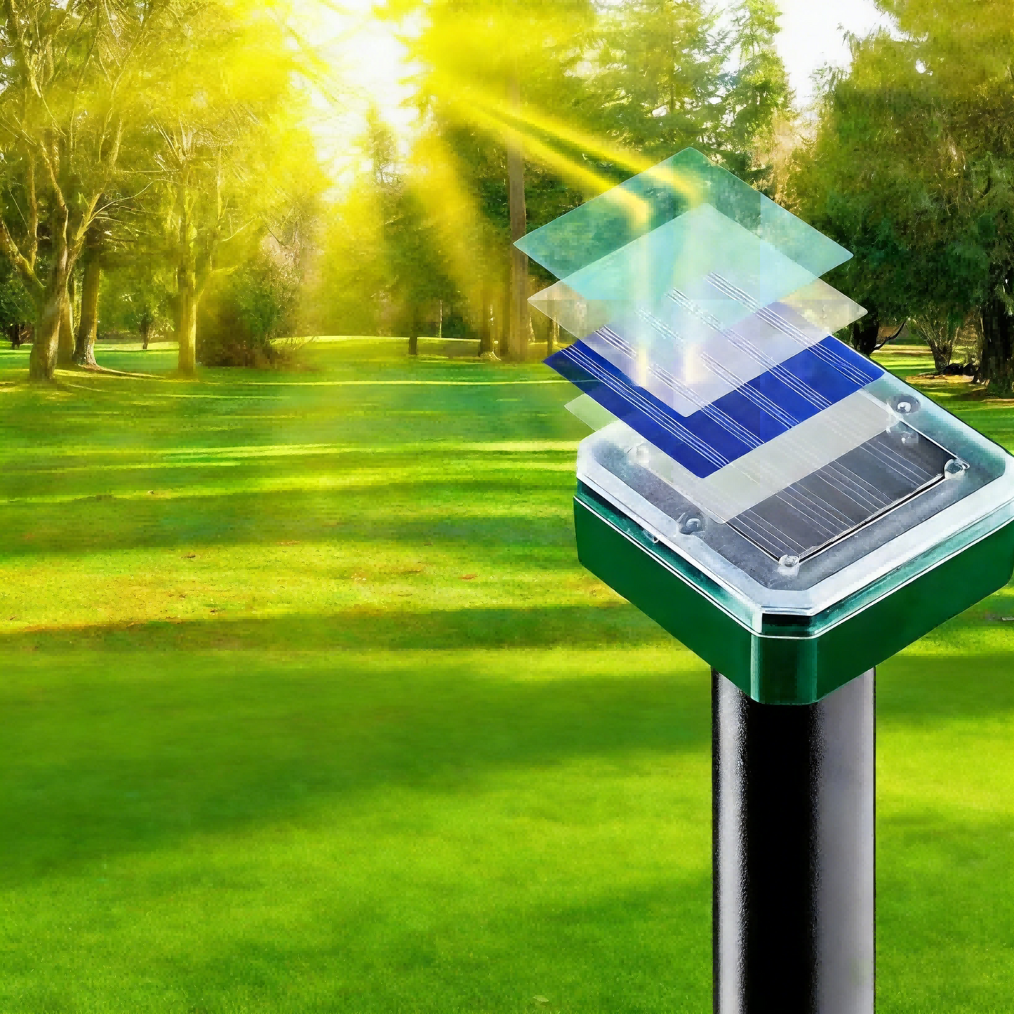 Outdoor Solar Powered Rodent Repeller - Luxicro