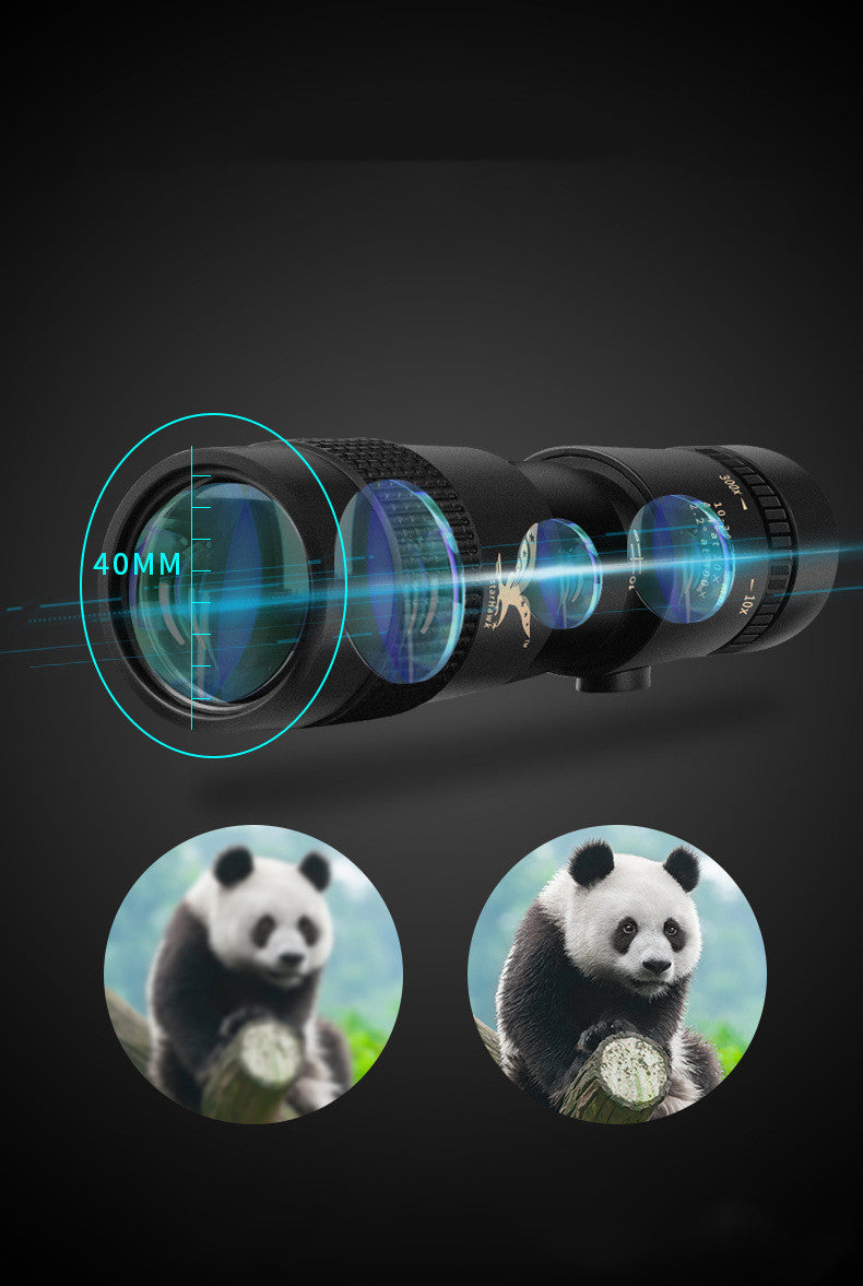 High Power Long Range Zoom Monocular Telescope