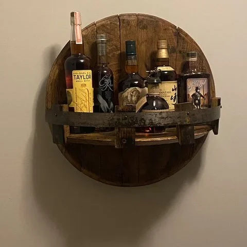 Solid Wood Drink Display Case