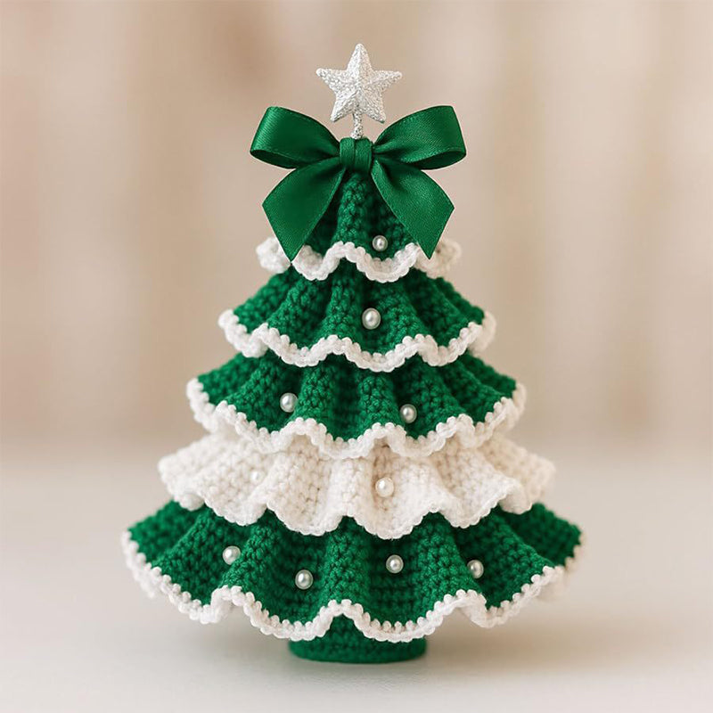 Beautiful Handmade Crochet Christmas Trees