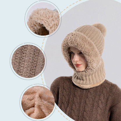 Warm Women's Cable Knit Winter Hat