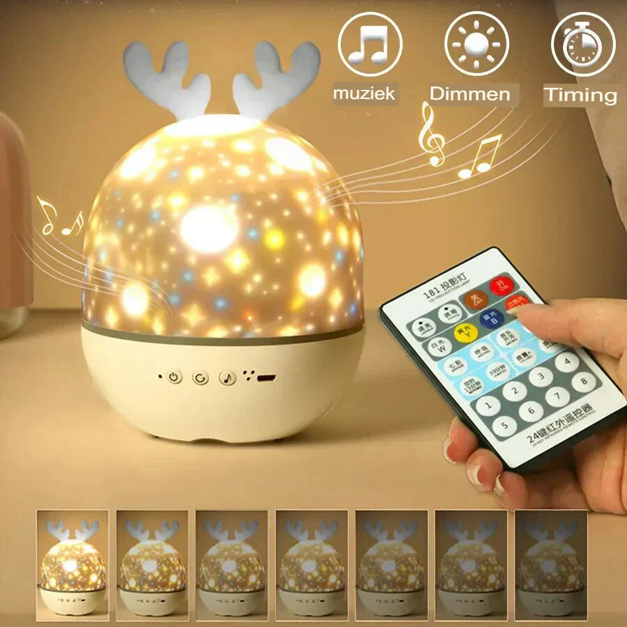 Bright Children's Bedroom Starry Night Lamp - Luxicro