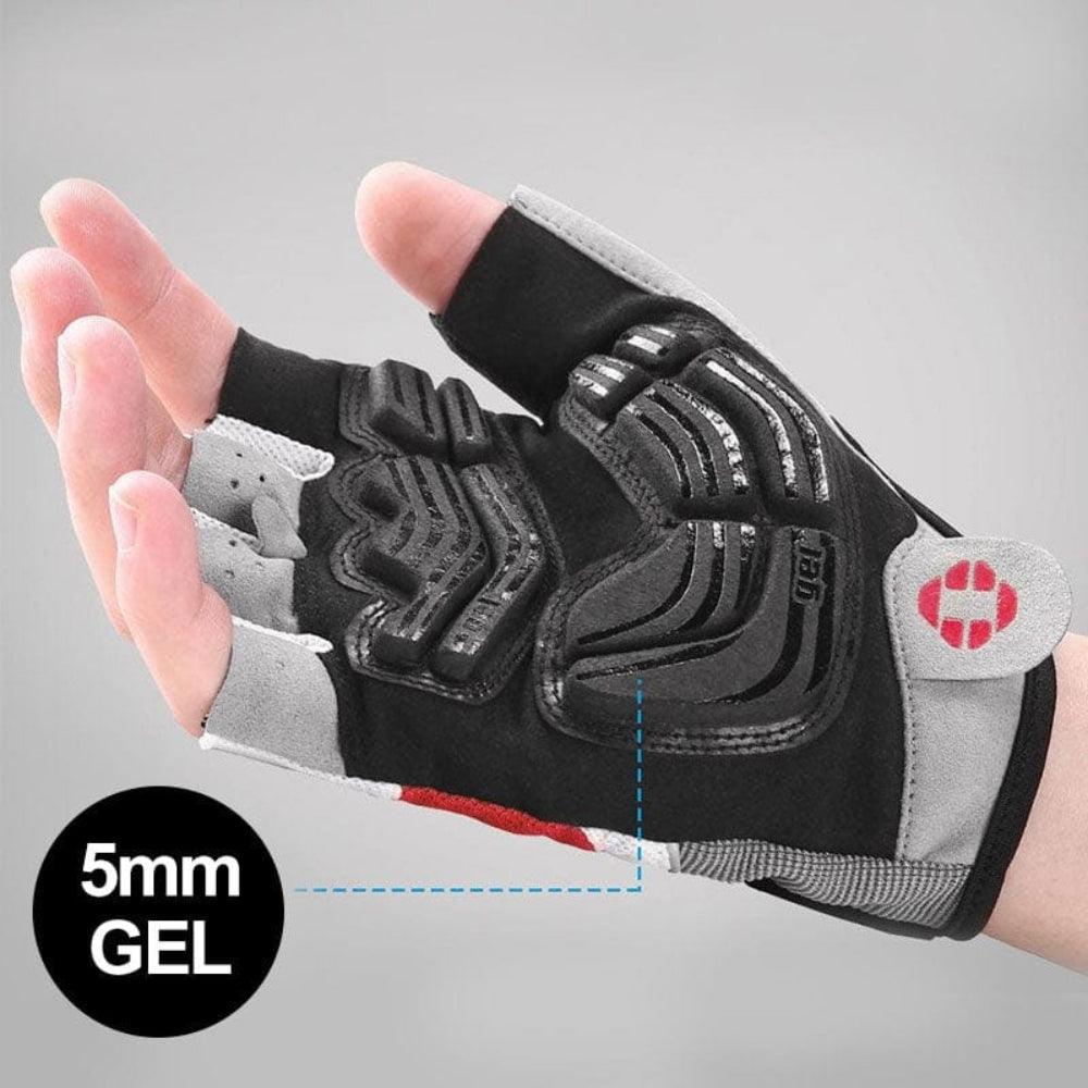 Cushioned Cycling Gloves for Men and Women - Luxicro