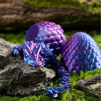 Collectible 3D Dragon Figurine Toy - Luxicro
