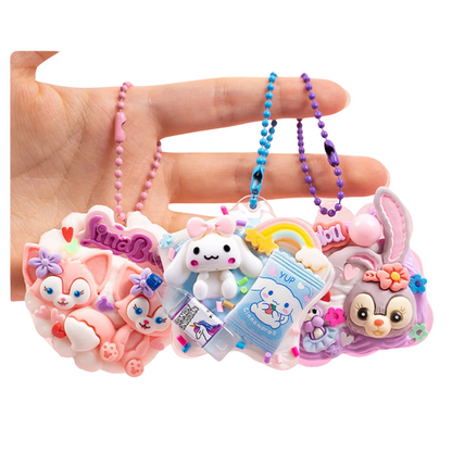 Sparkly DIY Craft Sticker Kit with Glitter Beads