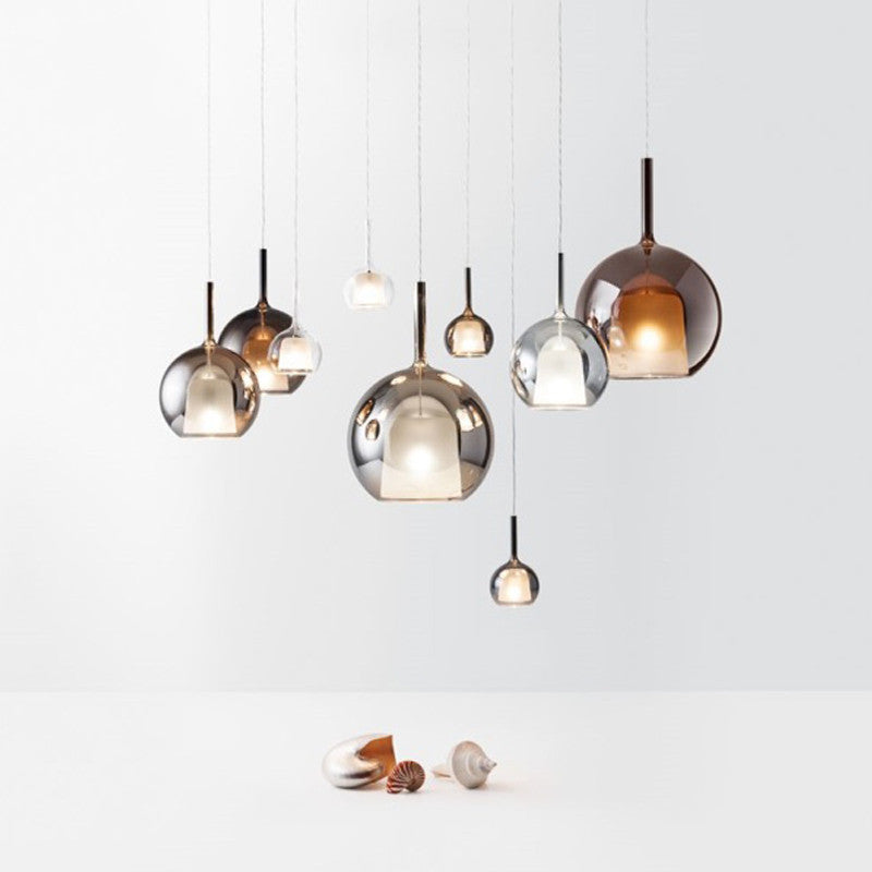 Classic Glass Hanging Light for Dining Room - Luxicro