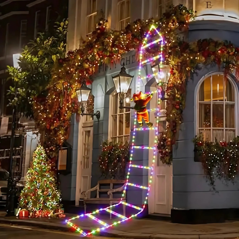 Bright Christmas Outdoor Hanging String Lights Decoration