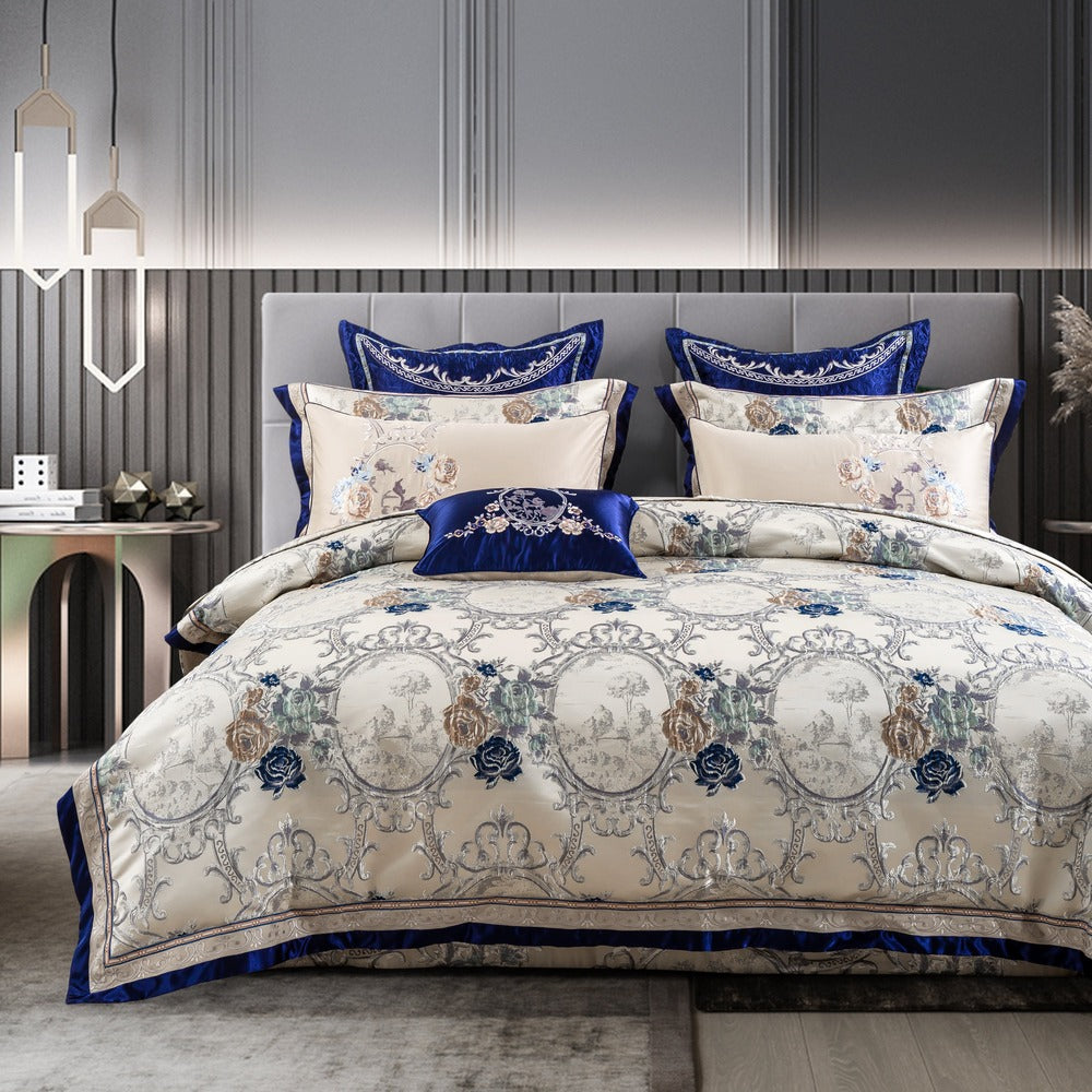 Elegant Eastern Pattern Premium Bedding Set