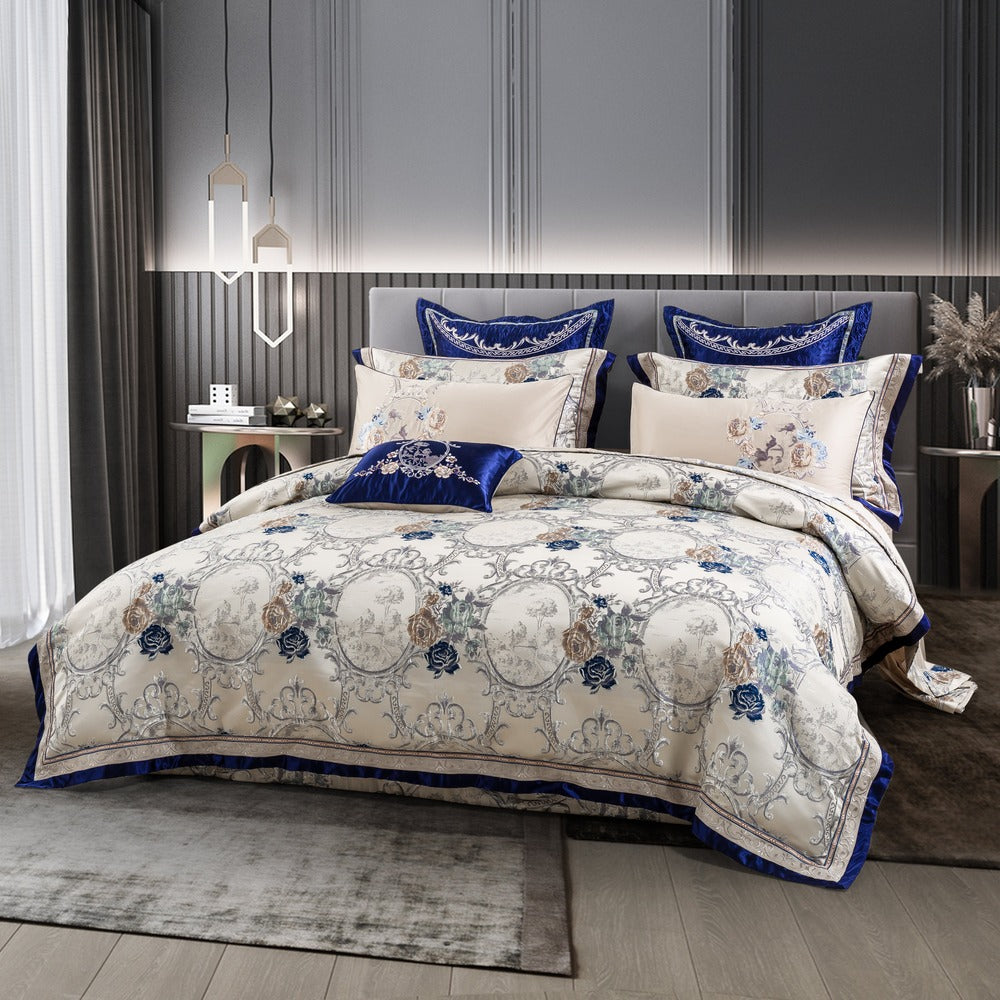 Elegant Eastern Pattern Premium Bedding Set