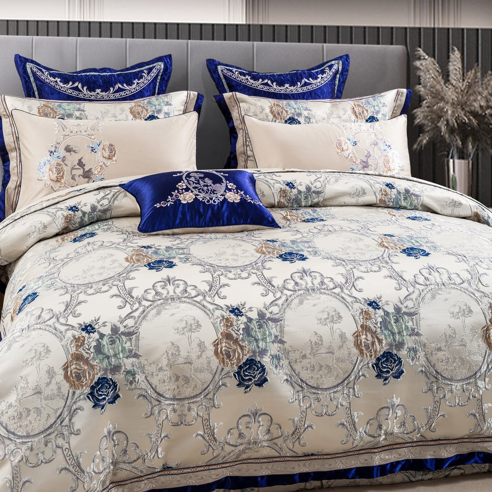 Elegant Eastern Pattern Premium Bedding Set