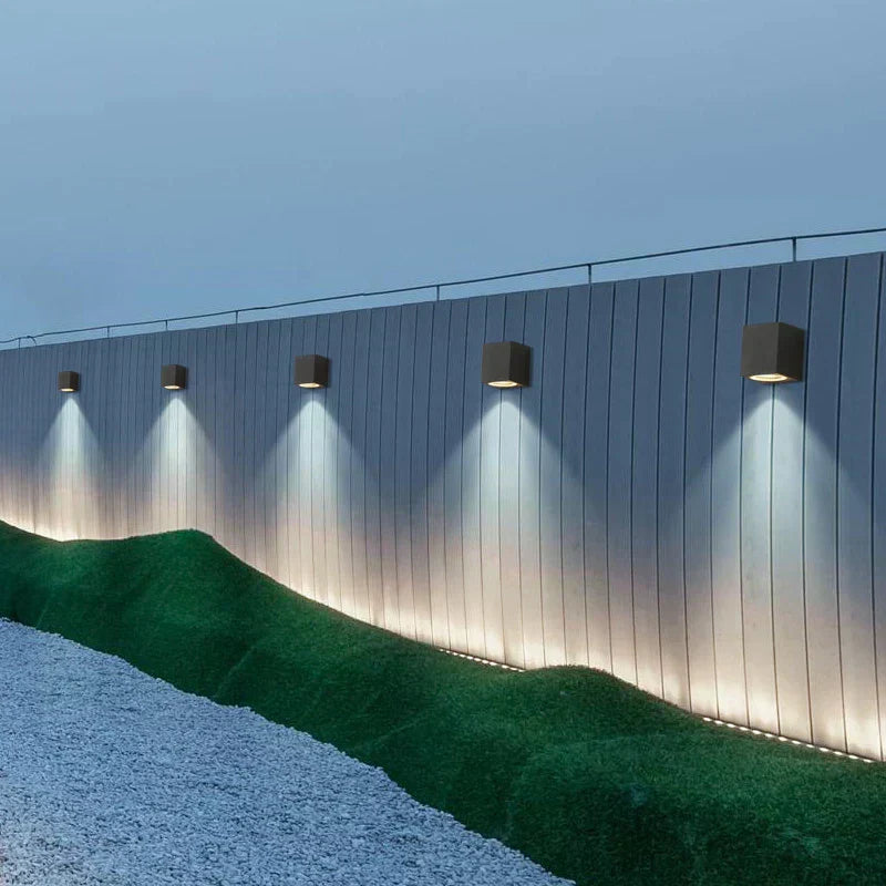 Modern Black Exterior LED Wall Lamp
