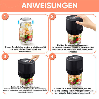 Easy Mason Jar Vacuum Sealer