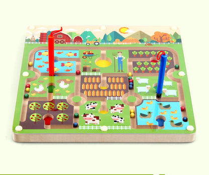 Colorful Interactive Puzzle Toy for Children's Learning