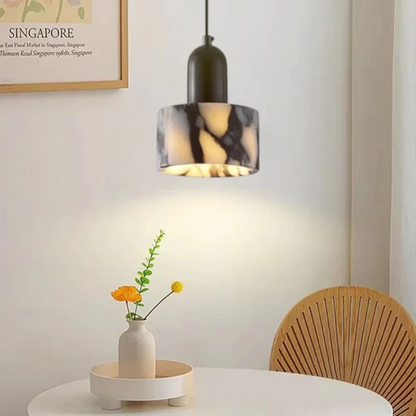 Sleek Dark Crystal Drop Pendant Light