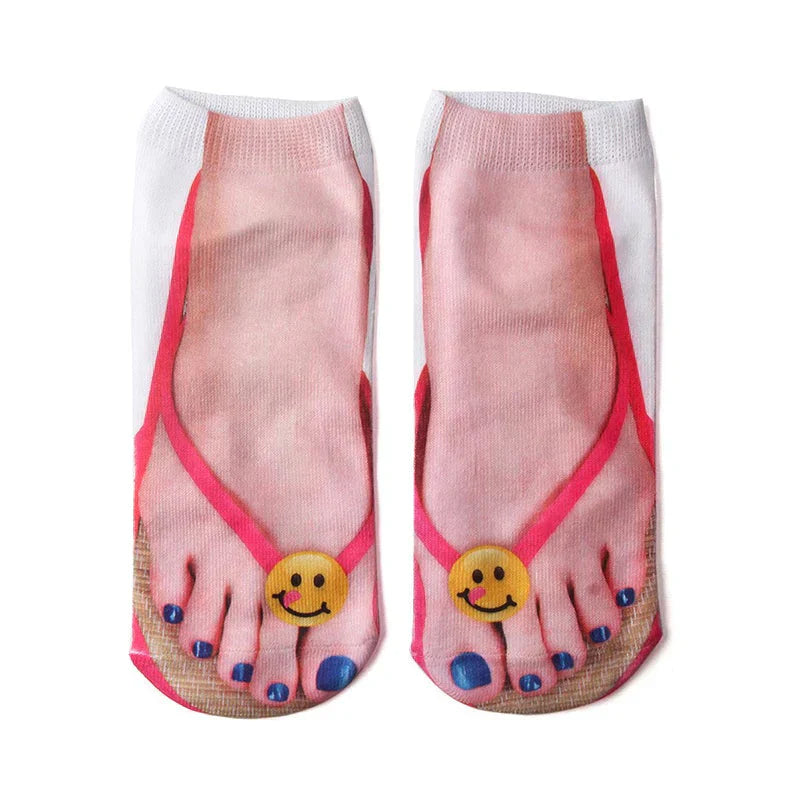 Colorful Patterned Casual Socks