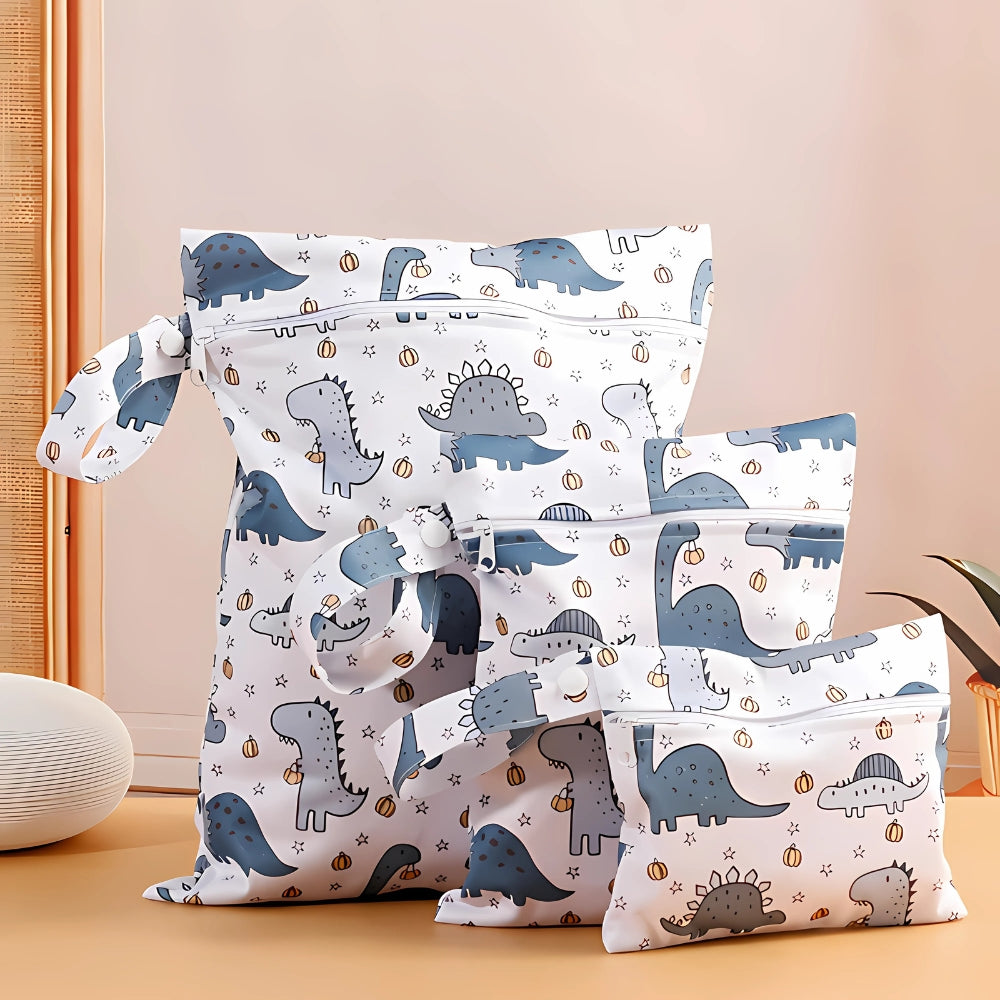 Cute Animal Print Waterproof Storage Bags 3pc Set