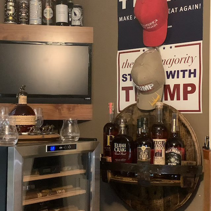 Premium Wooden Whiskey Decanter