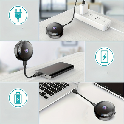 Compact WiFi Home Security Camera 1080P