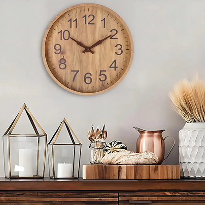 Big Decorative Wall Clock for Living Room - Luxicro