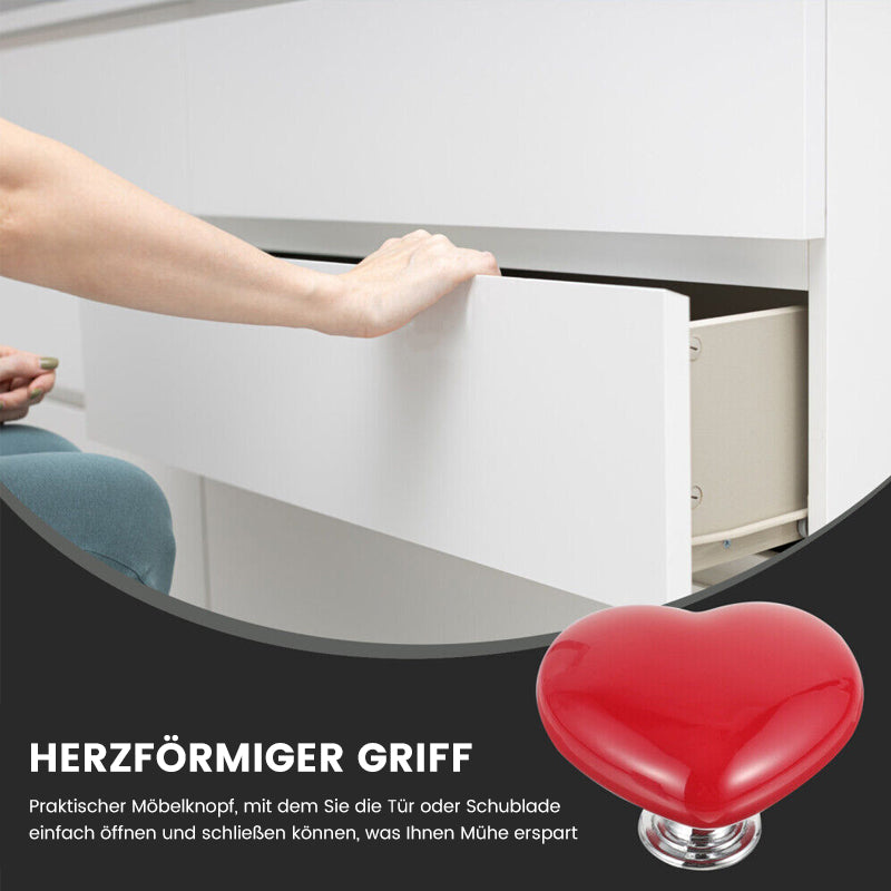 Stylish Love Shape Flush Button