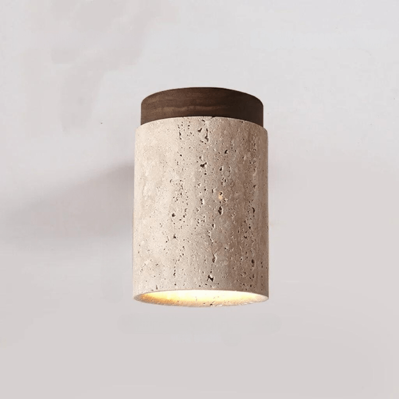 Beautiful Stone Pendant Light with Warm Glow