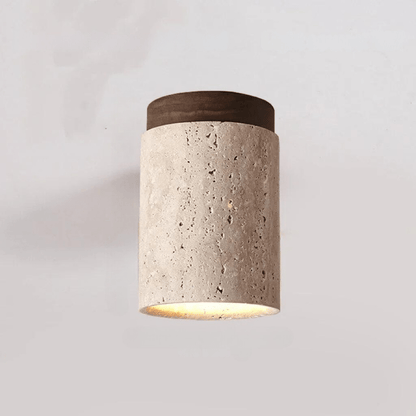 Beautiful Stone Pendant Light with Warm Glow