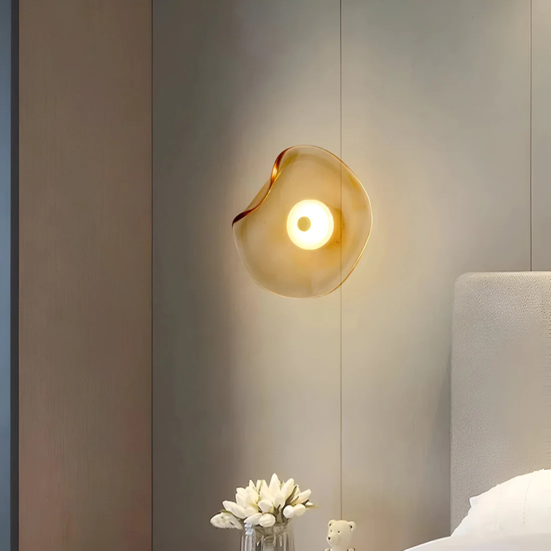 Modern Circular Glass Wall Lamp