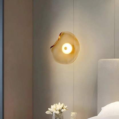 Modern Circular Glass Wall Lamp