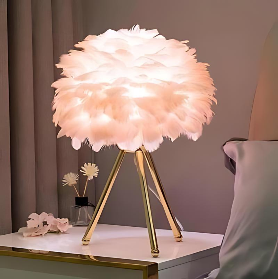 Luxurious Desk Lamp with Soft Shades